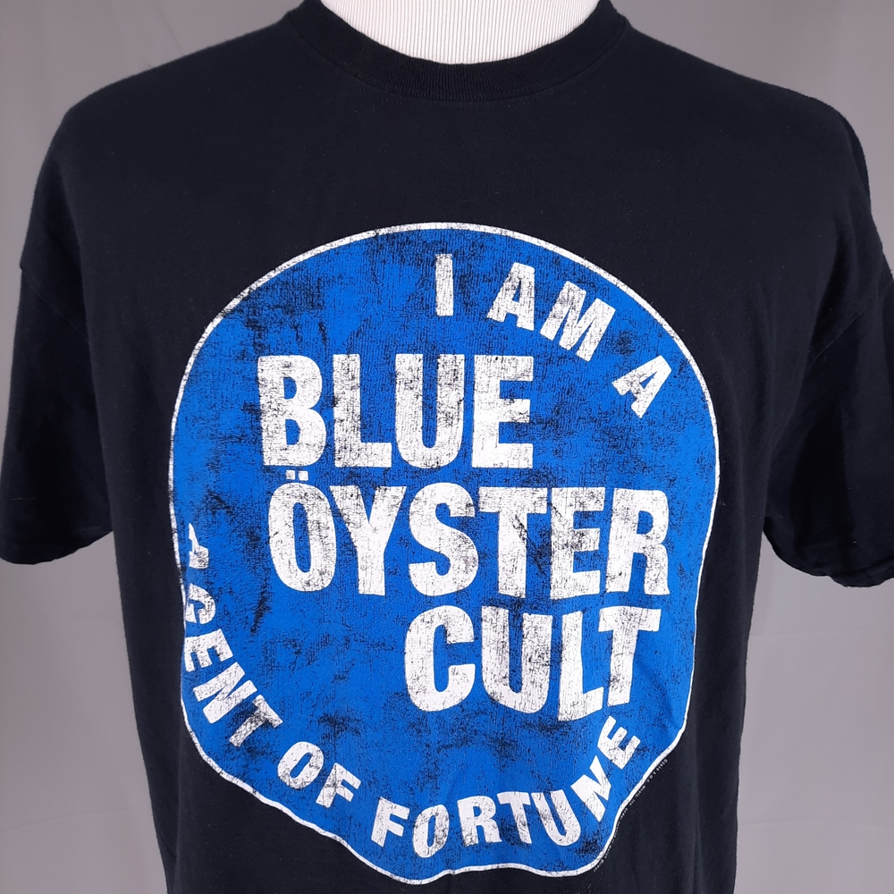 NEW Blue Oyster Cult Agent of Fortune Black T-Shirt Men's XL Heavy Metal BOC